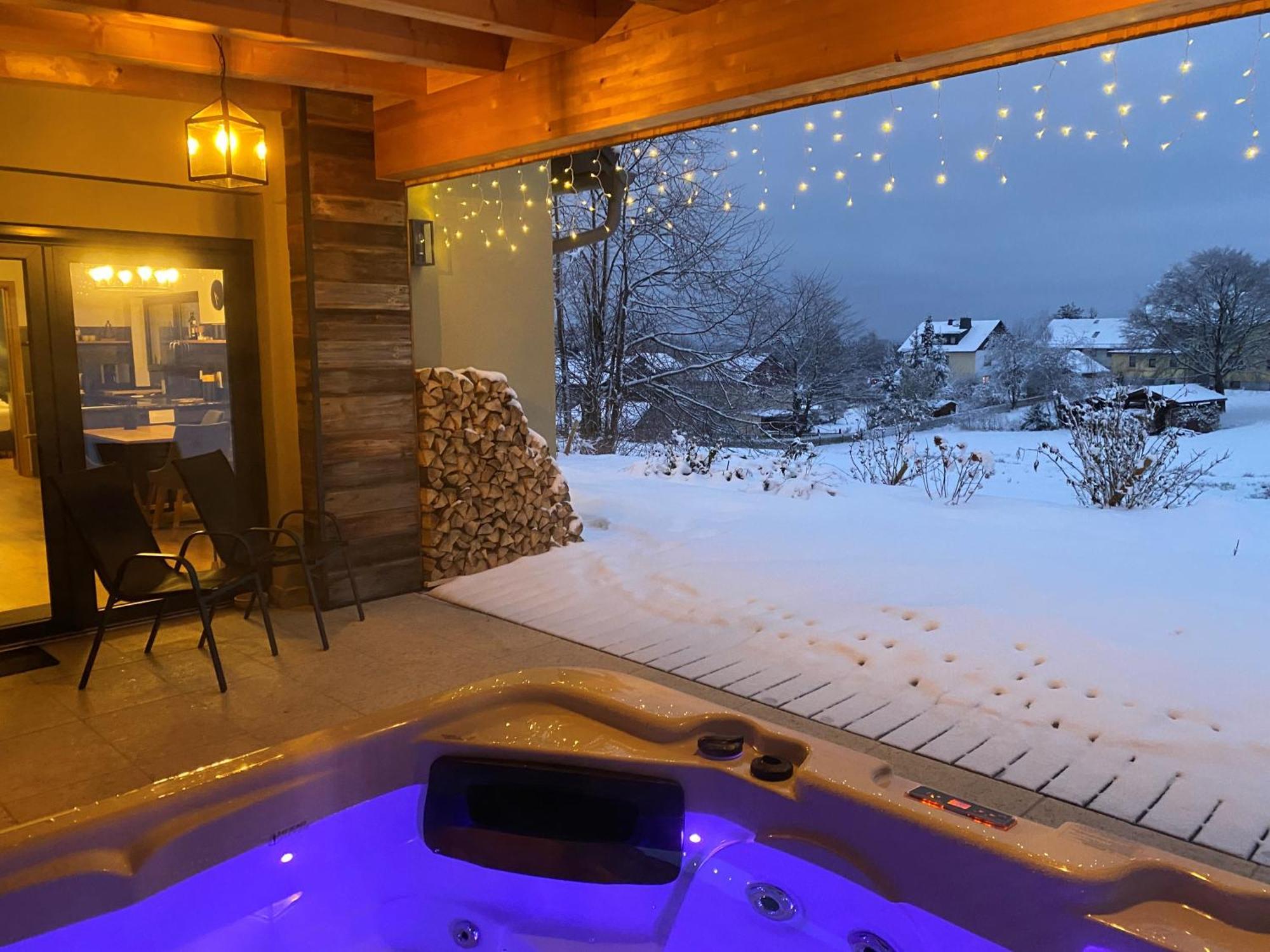 Frankenwald-Lodge Schwarzenbach am Wald Exteriér fotografie